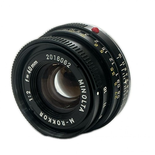 Minolta rokkor 40mm - minolta, f/2