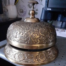 Vintage Ornate brass hotel