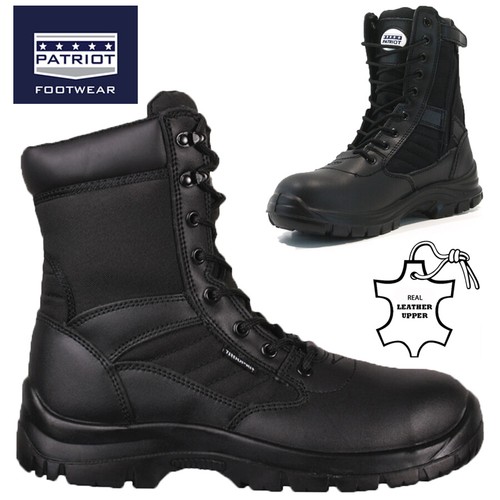 Ladies safety boots - steel, toe