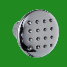 1x 32mm Round Chrome Effect 'D' Dimple Door Knob Handle Cupboard Drawer
