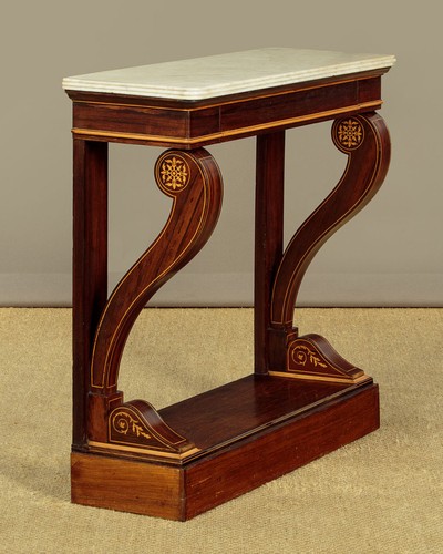 Antique small marble top - small,