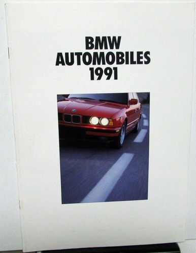 1991 bmw sales brochure 850i - bmw,