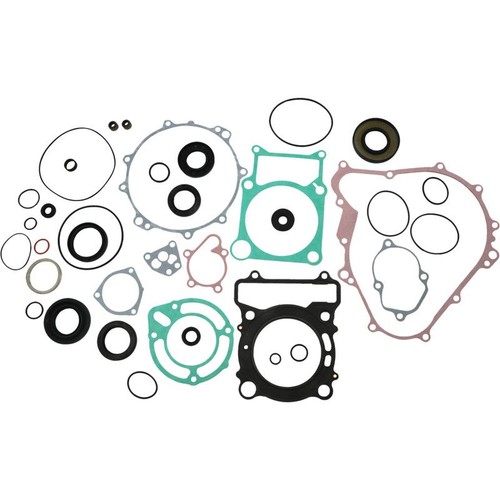 Gasket set with engine gaskets - with,