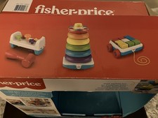 Fisher Price Rocking Fun Toy Trio- stacking rings not included. 
