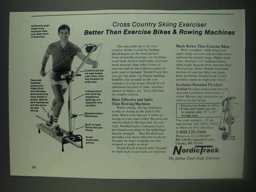 1985 nordictrack cross country - nordictrack,