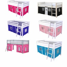 Tent for Midsleeper Cabin Bunk Bed Blue, Pink or Pirate Mid sleeper  - New