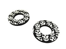 Black Skull Donuts Thumb Blister Protection Fits KX85 Big Wheel 01-15