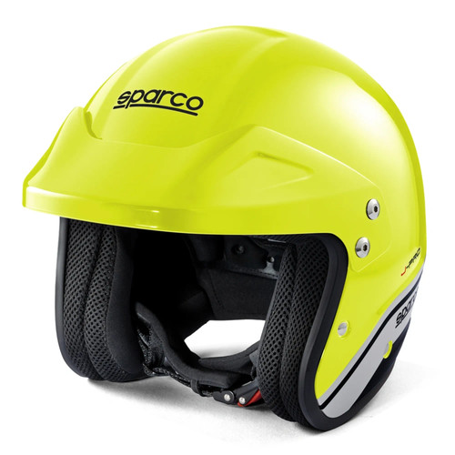 Open face helmet - open,