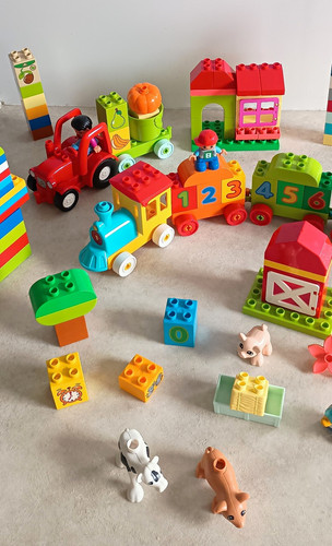 Lego duplo first - lego, number