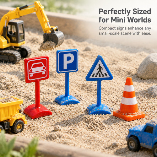 Toy road signs for kids - road, play