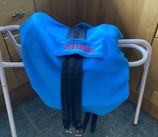 Personalised Embroidered CUB / SHETLAND SADDLE COVER + Girth Loops Many Colours