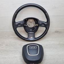 2009 AUDI A4 2DR B7 MK3 CONVERTIBLE S-LINE LEATHER STEERING WHEEL 8P0419091CMTNA