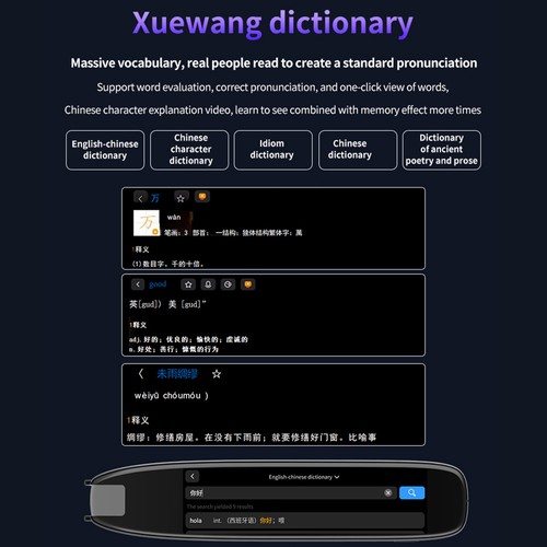 Dictionary translation pen - ⁺dictionary,