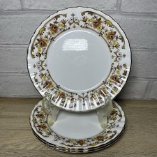 Set X 3 Vintage Royal Stafford Bone China Side Bread Cake Plates Clevelly Design