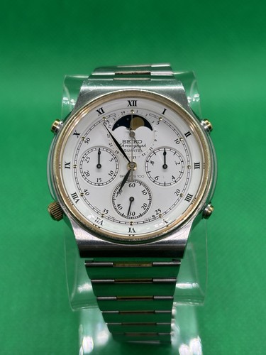 Seiko moonphase chronograph - seiko,