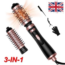 Hair Dryer Brush Auto-Rotating Hot Air Spin Curling Straightening Styling 3 In 1