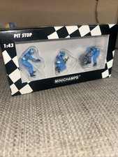 1:43 MINICHAMPS F1 PIT STOP BENETTON F1  TYRE CHANGE SET 1 ( DIORAMA PART )