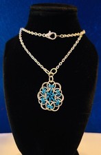 Handmade chainmail necklace