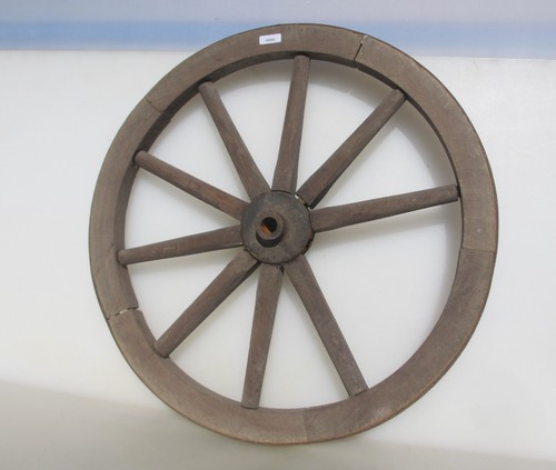 Antique wooden wagon - wagon, wheel