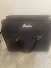 Dolls Silver Cross Pram Bag Navy With Straps