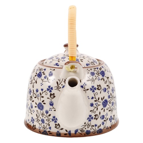 Enamel kettle exquisite - exquisite, flower