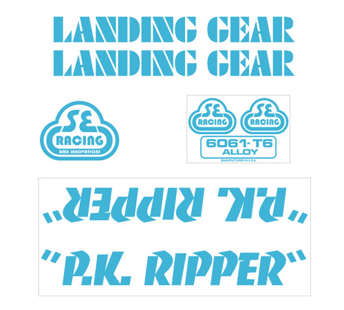 Racing ripper decal - racing, set