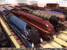 ace trains o gauge  A4 mallard locomotive  with carriages