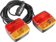 Magnetic Trailer Towing Lights Rear Tail Board Lamps 12V