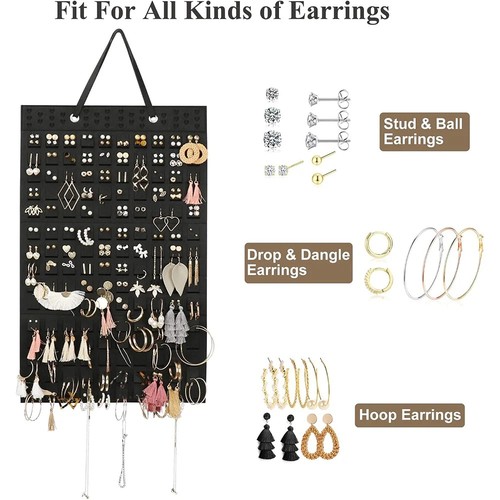Earrings hanging organizer - earrings,