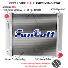 3 Row Radiator For Land Rover Defender Discovery 200 Tdi 2.5 BTP1823 1989-94 89