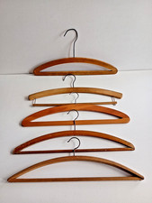 Lot of 5 Vintage Wooden Coat
