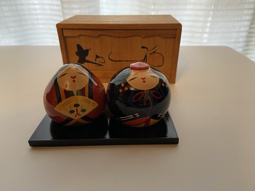 Kokeshi dolls urushi nuri - kokeshi,