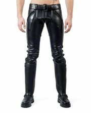 Men's Leather Pants Double
