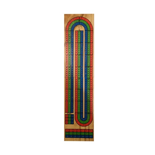 Wooden cribbage board - board, 3