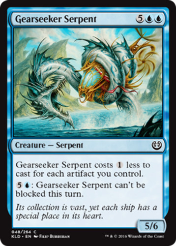 Gearseeker serpent kaladesh - gearseeker,