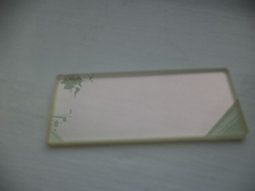Cathode ray tube window glass - tube,