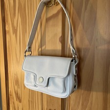 Aquascutum White Leather  Bag