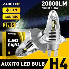 2x AUXITO H4 9003 LED