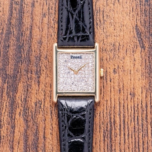 Piaget tank 18ct yellow gold - piaget,