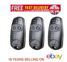3 x CAME TOP432EV 2 Button Black Gate Remote Control Key Fob Garage Door