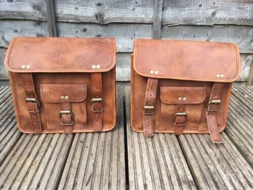 Bag motorcycle vintage leather - vintage,