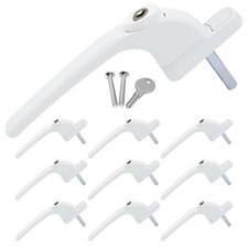 10 x UPVC Window Handle Universal Espag Key Locking For Double Glazing