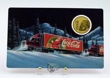 Coca-Cola Truck 1/1000 Oz 999 Gold Coin 3000 Francs Chad