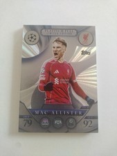 Match Attax 25/26 Liverpool Alexis Mac Allister Platinum Pull Card