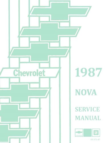 1987 chevrolet nova - nova, factory