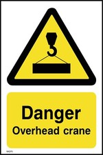Danger Overhead Crane