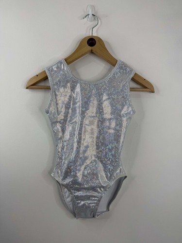 Plain silver holo leotard axs - plain,