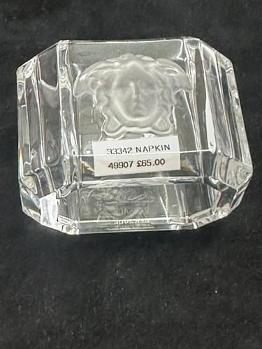 Versace medusa glass napkin - versace,