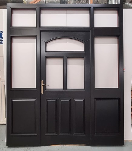 Hardwood door frame - hardwood, door,