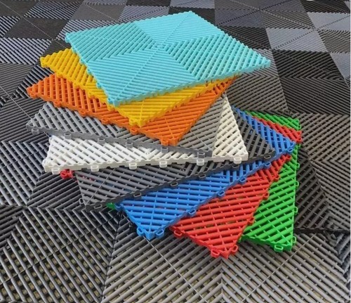 Modular interlocking ribbed - interlocking,